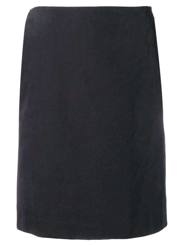 Gianfranco Ferré Pre-Owned 1990's straight slit skirt - Black