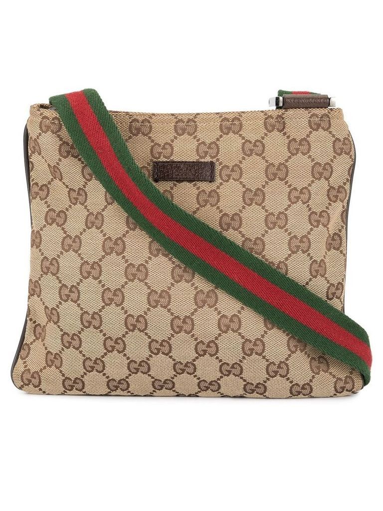 Gucci Pre-Owned Shelly Line messenger bag - Brown