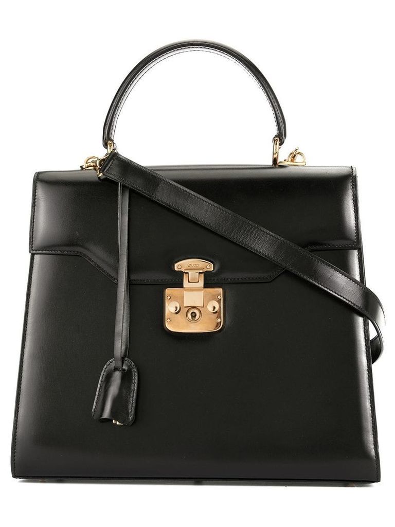 Gucci Pre-Owned Lady Lock two-way handbag - Black