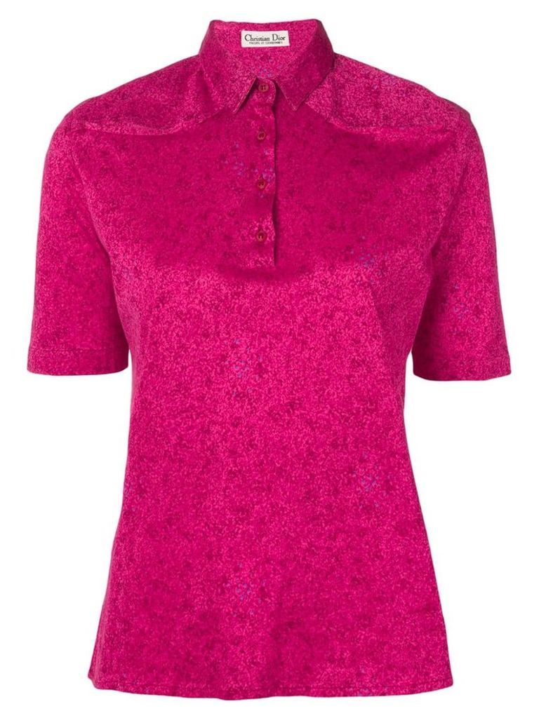 Christian Dior 1970's pre-owned polo shirt - PINK