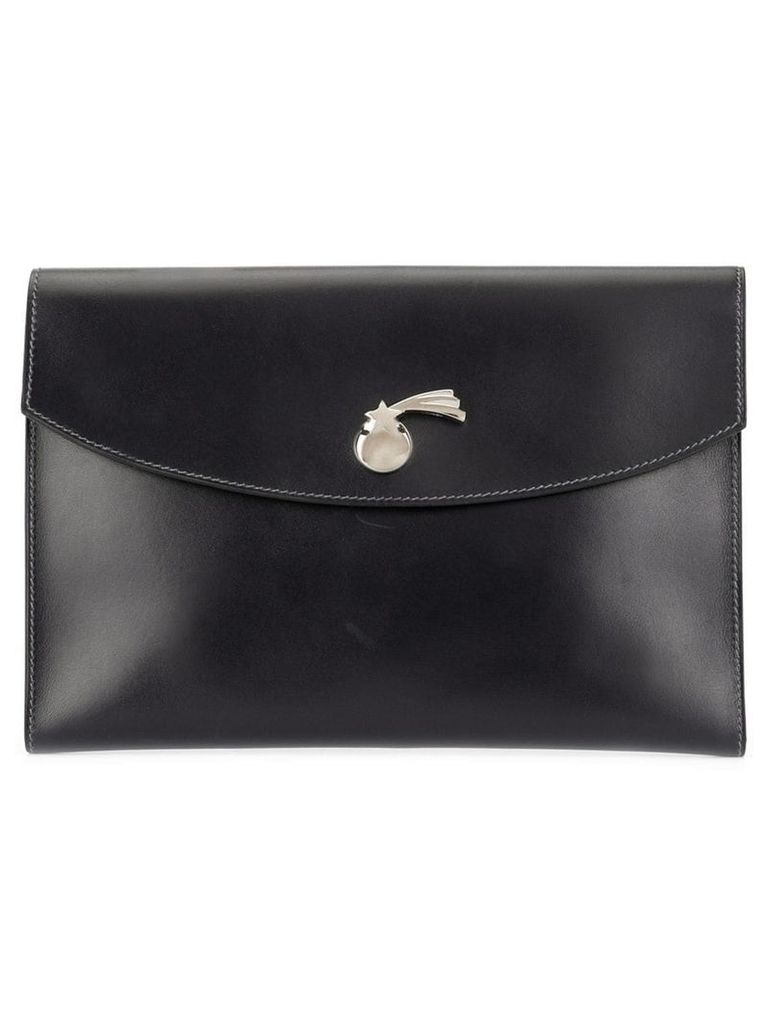 Hermès pre-owned Comet clutch handbag - Black