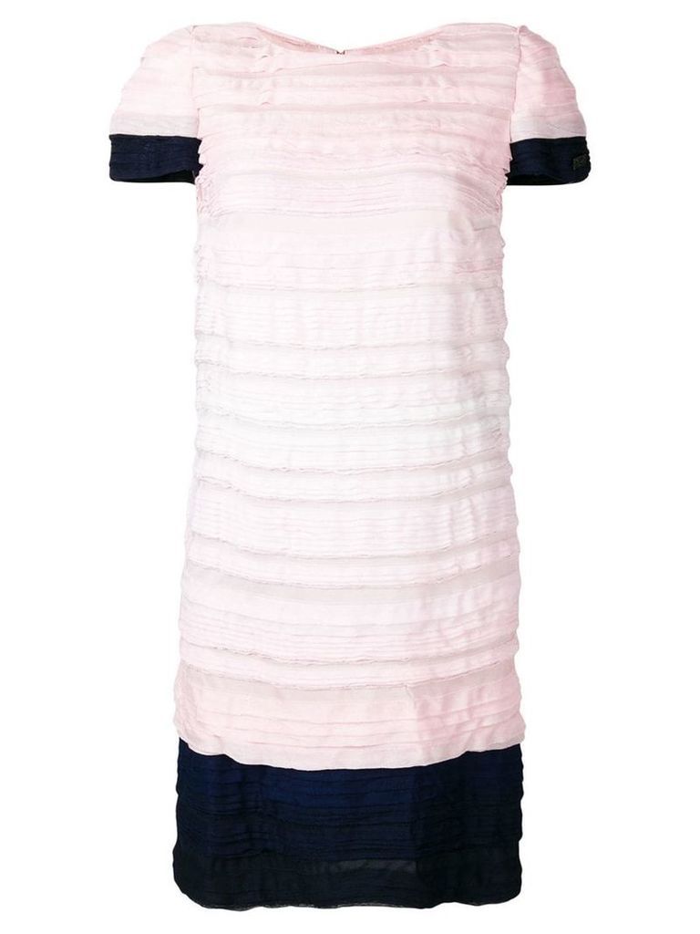 Chanel Pre-Owned 2009's pleated short dress - PINK