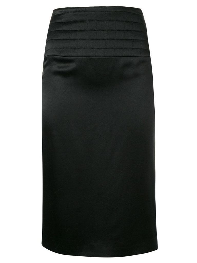Chanel Pre-Owned 2002's pencil skirt - Black