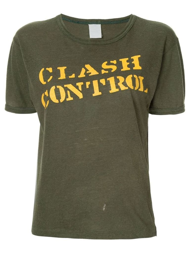 Fake Alpha Vintage The Clash T-shirt - Green