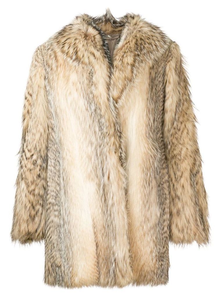 A.N.G.E.L.O. Vintage Cult fur coat - Neutrals
