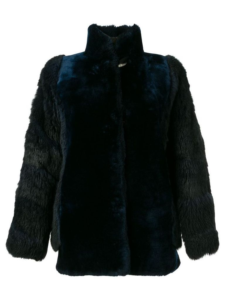 A.N.G.E.L.O. Vintage Cult short fur coat - Blue