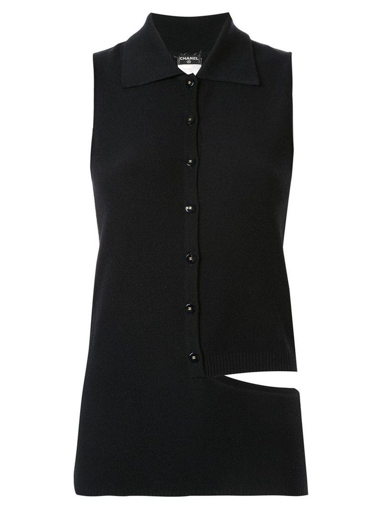 Chanel Pre-Owned sleeveless top - Black