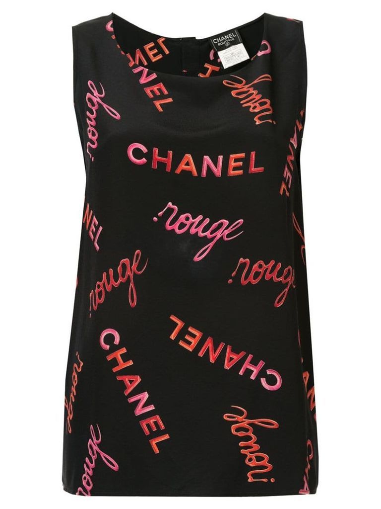 Chanel Pre-Owned 1996 sleeveless top - Black