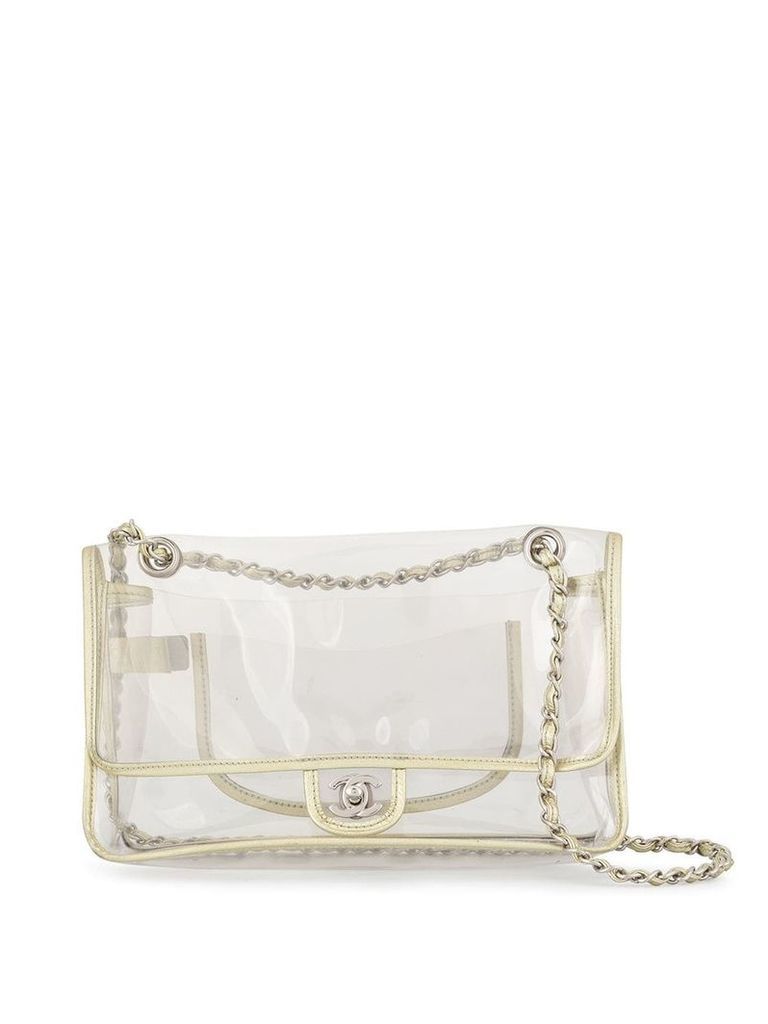 Chanel Pre-Owned 2006-2008 Double Chain Shoulder Bag - GOLD