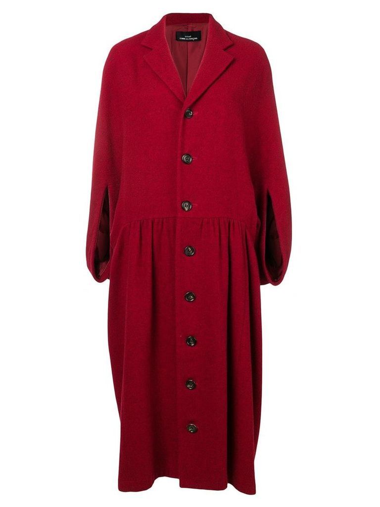 Comme Des Garçons Pre-Owned 1996's cape coat - Red