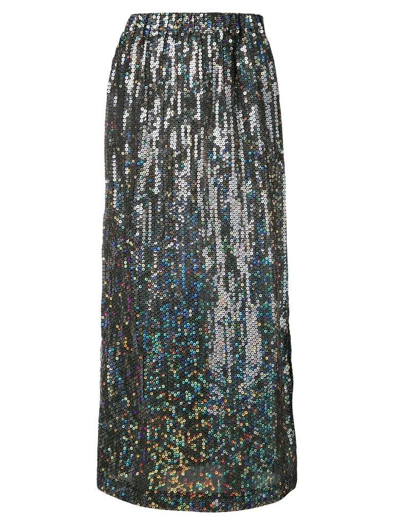 Comme Des Garçons Pre-Owned 1999's sequined skirt - SILVER