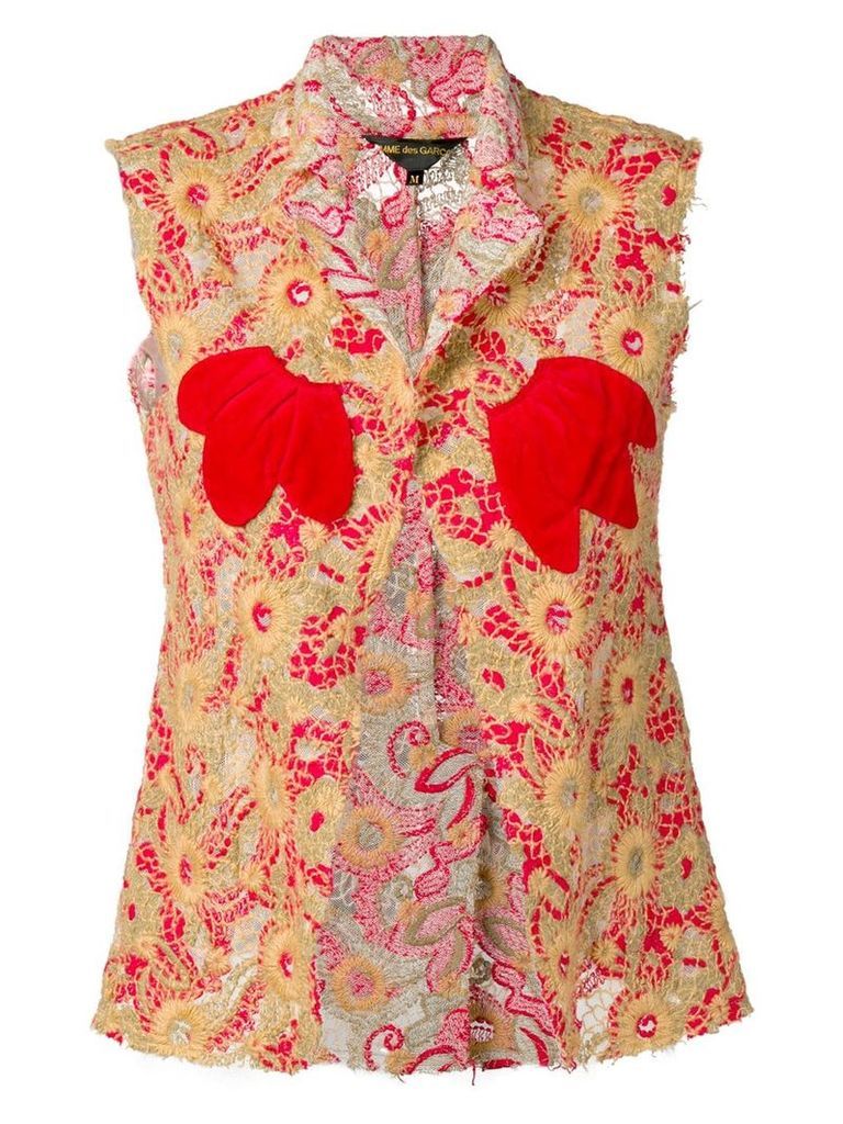 Comme Des Garçons Pre-Owned 2003's embroidered waistcoat