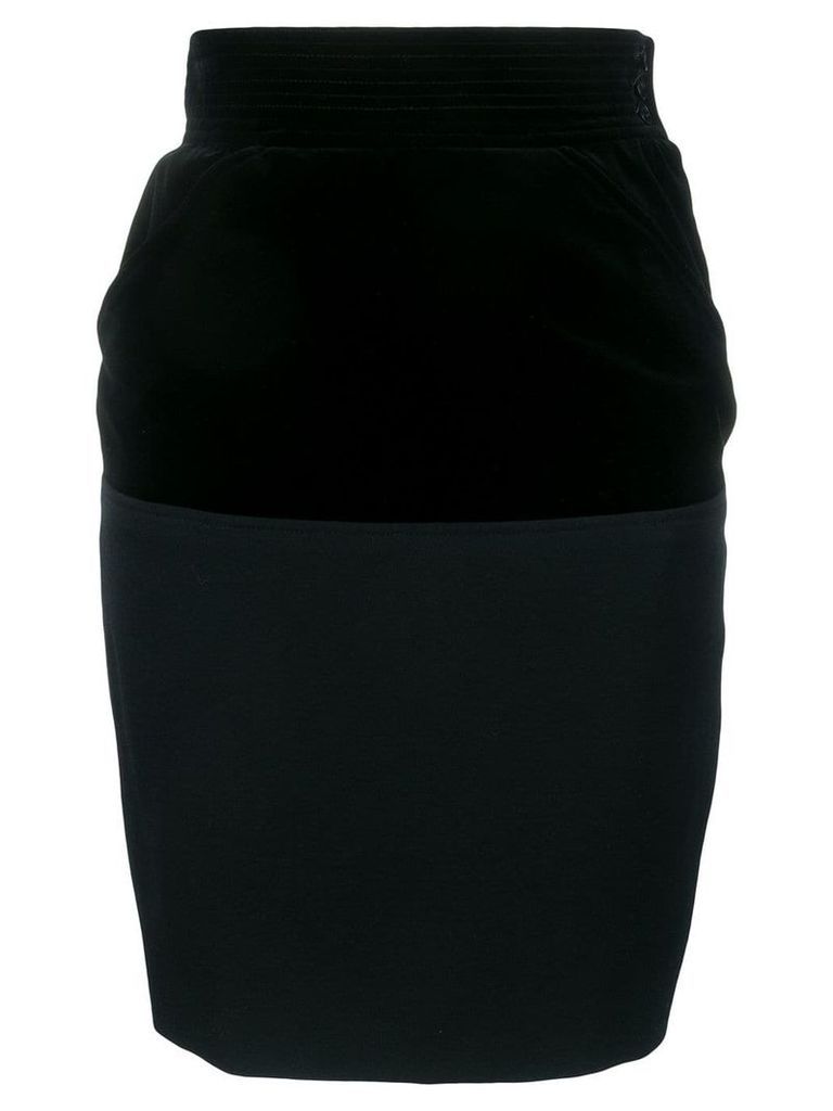 Yves Saint Laurent Pre-Owned 1980's pencil skirt - Black