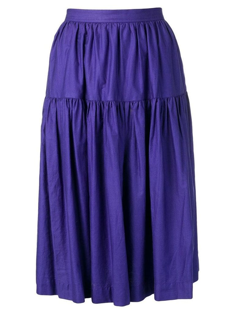 Yves Saint Laurent Pre-Owned 1980's gypsy skirt - Purple