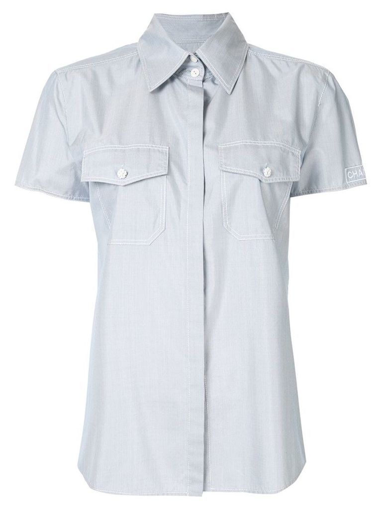 Chanel Pre-Owned short sleeve shirt - Blue