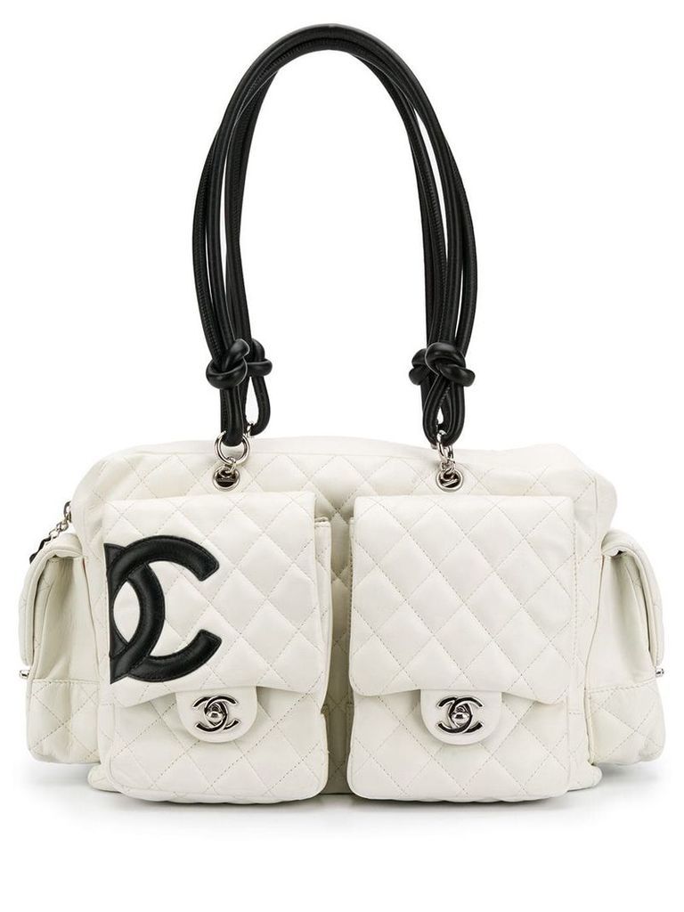 Chanel Pre-Owned 2000's CC quilted bag - NEUTRALS