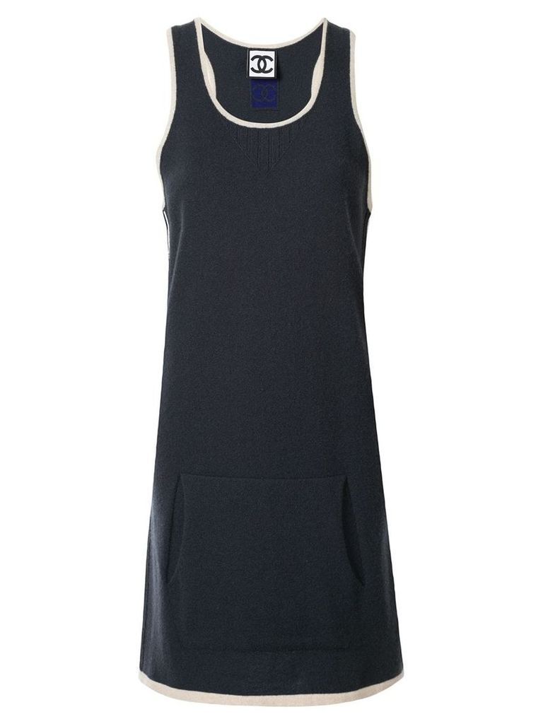 Chanel Pre-Owned Sports Line sleeveless one piece dress - Blue