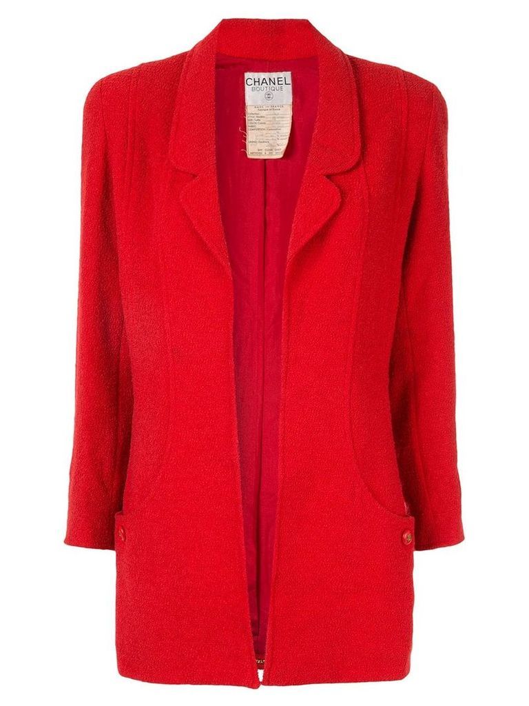 Chanel Pre-Owned 1994 Long Sleeve Jacket - Red