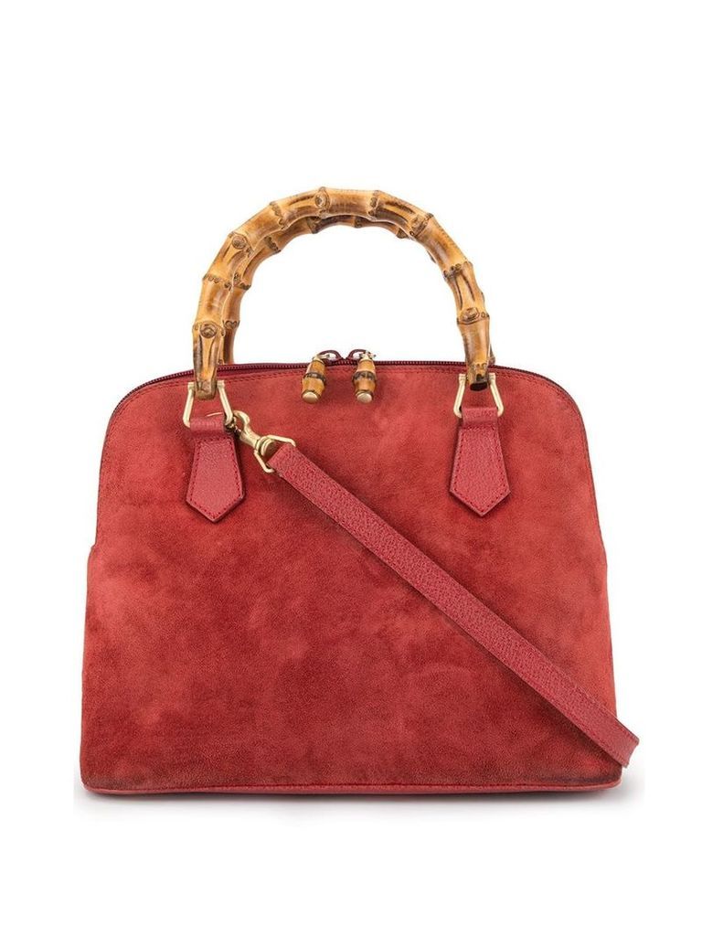 Gucci Pre-Owned Bamboo 2way hand bag - Red