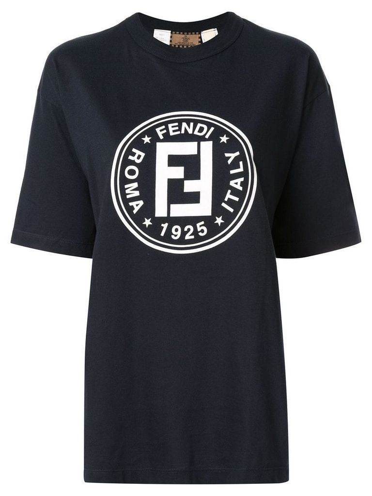 Fendi Pre-Owned vintage logo T-shirt - Blue