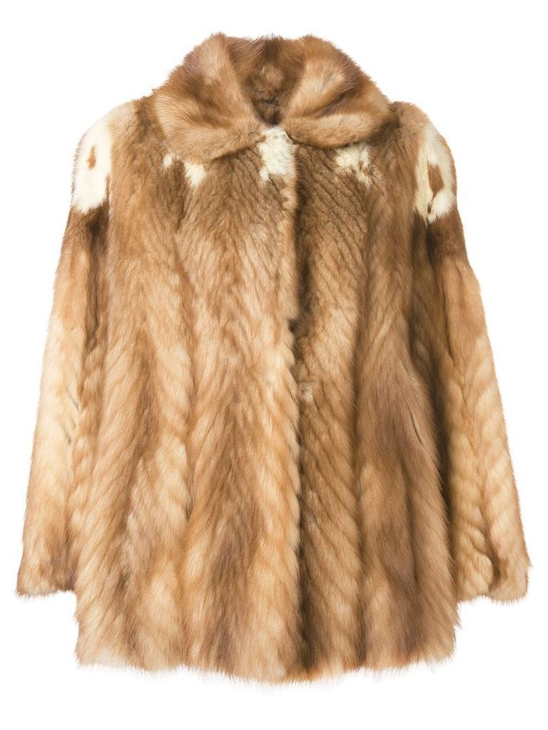 A.N.G.E.L.O. Vintage Cult 1970'S fur coat - NEUTRALS