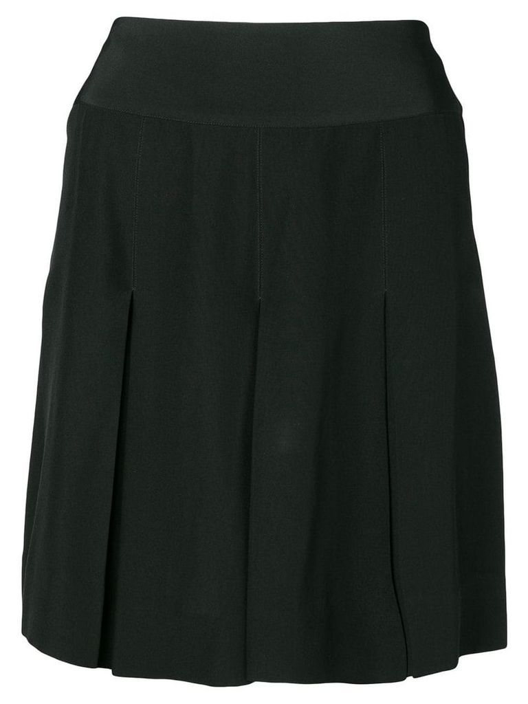 Chanel Pre-Owned 1990's pleated skirt - Black
