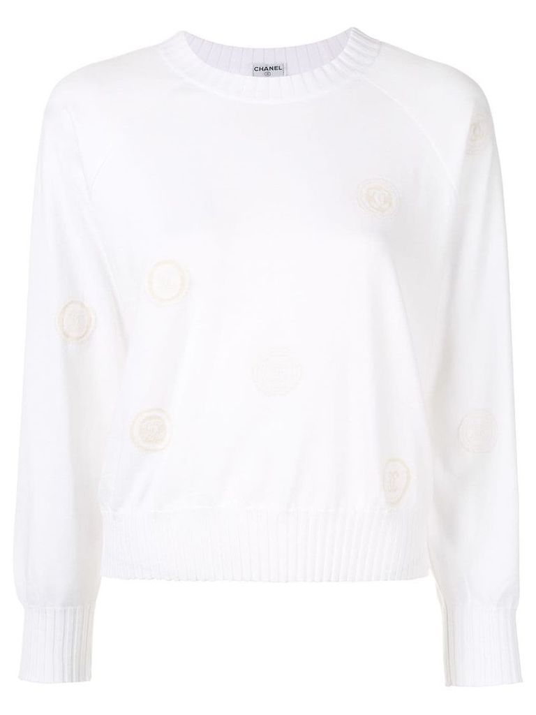 Chanel Pre-Owned Long Sleeve Tops - White