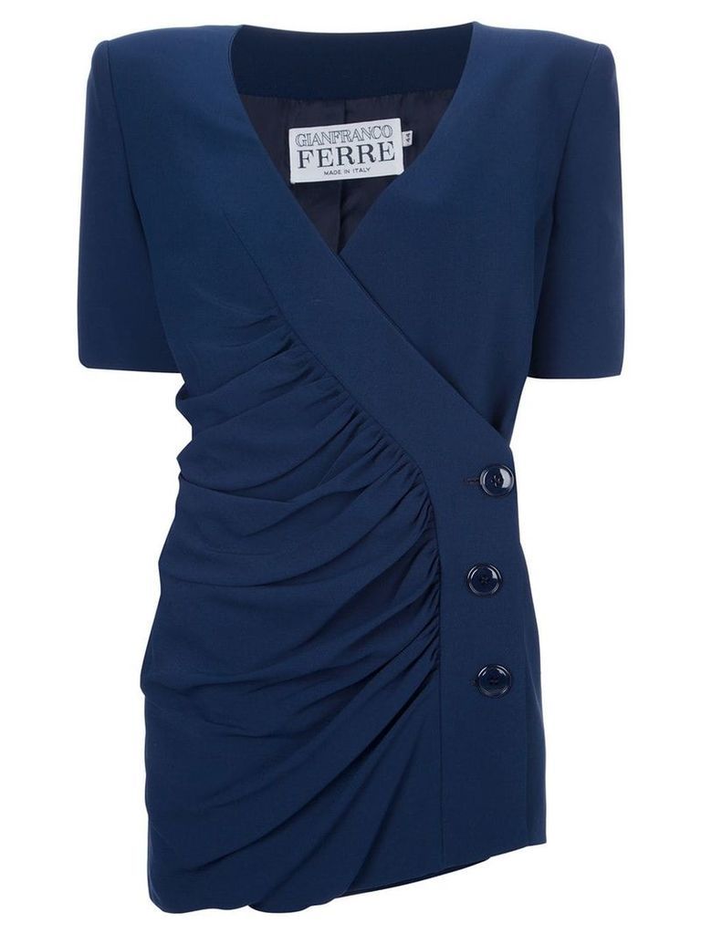 Gianfranco Ferré Pre-Owned jacket and skirt suit - Blue