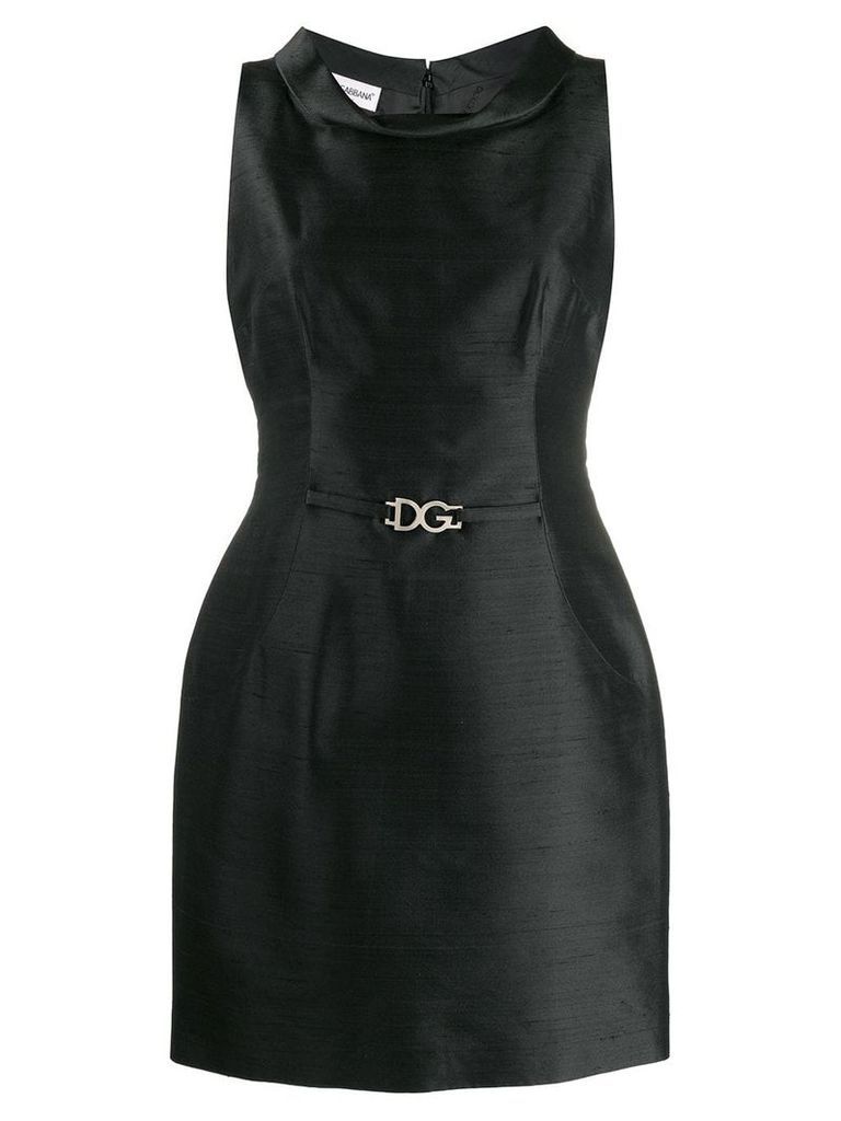 Dolce & Gabbana Pre-Owned 1990's sleeveless shift dress - Black
