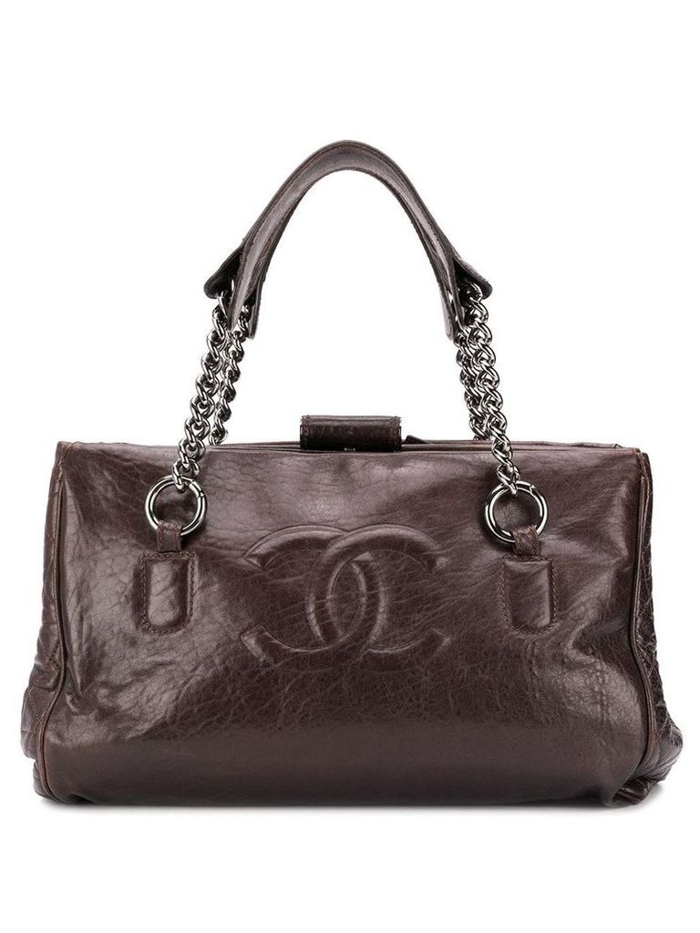 Chanel Pre-Owned CC logo tote bag - Brown