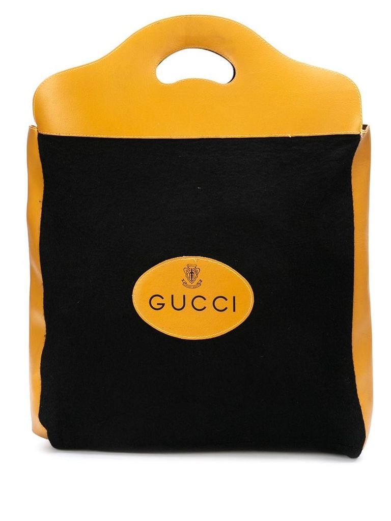 Gucci Pre-Owned logo tote bag - Black