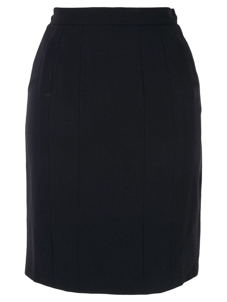 Chanel Pre-Owned 1998 pencil skirt - Blue