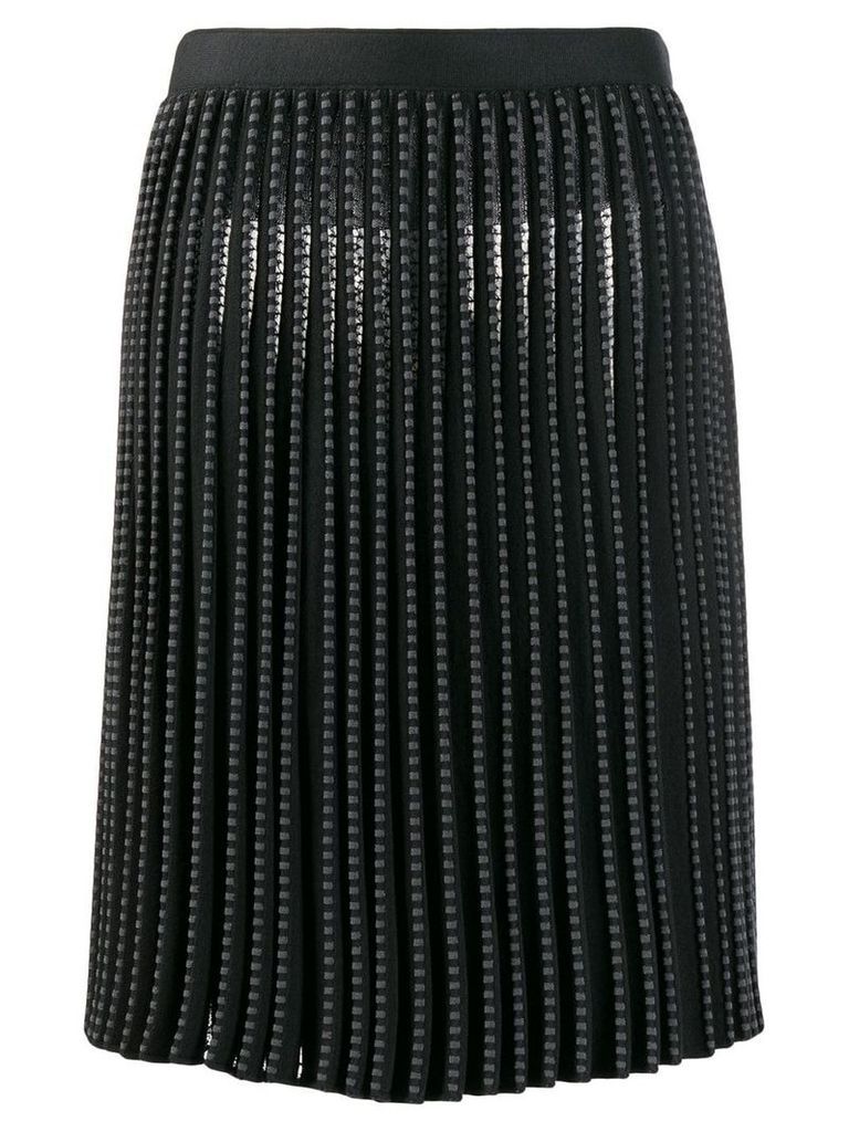 Alaïa Pre-Owned pleated circle skirt - Grey