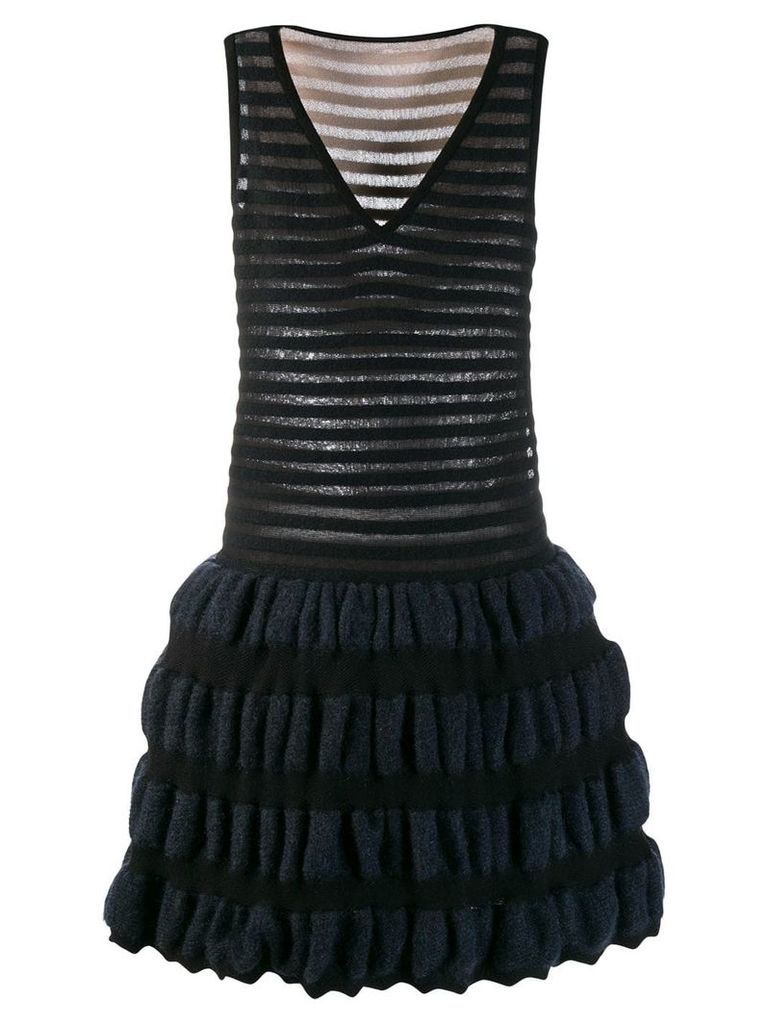Alaïa Pre-Owned knitted circle dress - Black