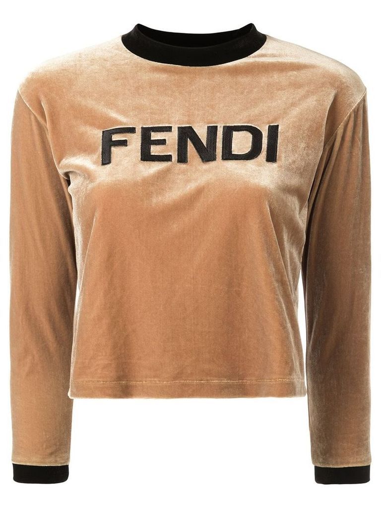 Fendi Pre-Owned long sleeve top - Brown