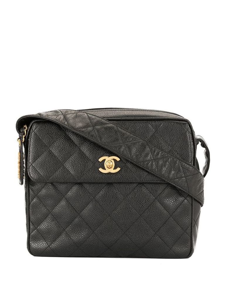 Chanel Pre-Owned 1994-1996 CC logo shoulder bag - Black