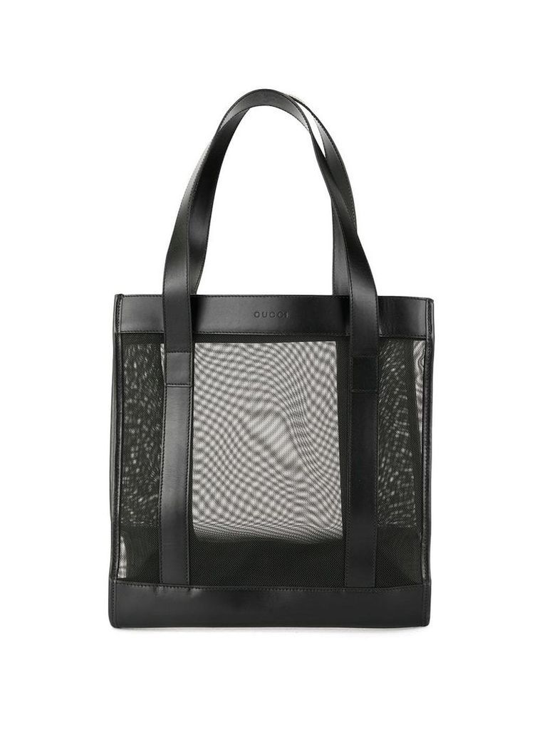 Gucci Pre-Owned mesh shopping bag - Black