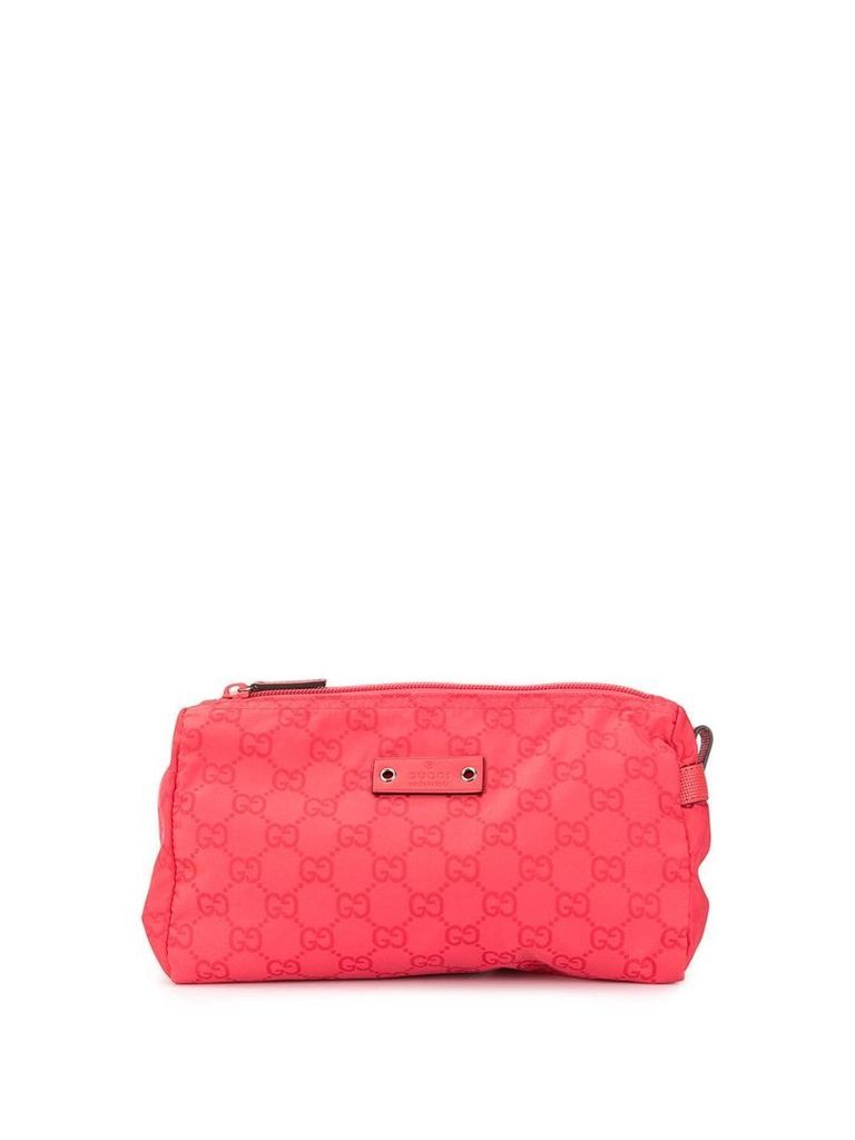 Gucci Pre-Owned GG nylon pouch - Pink