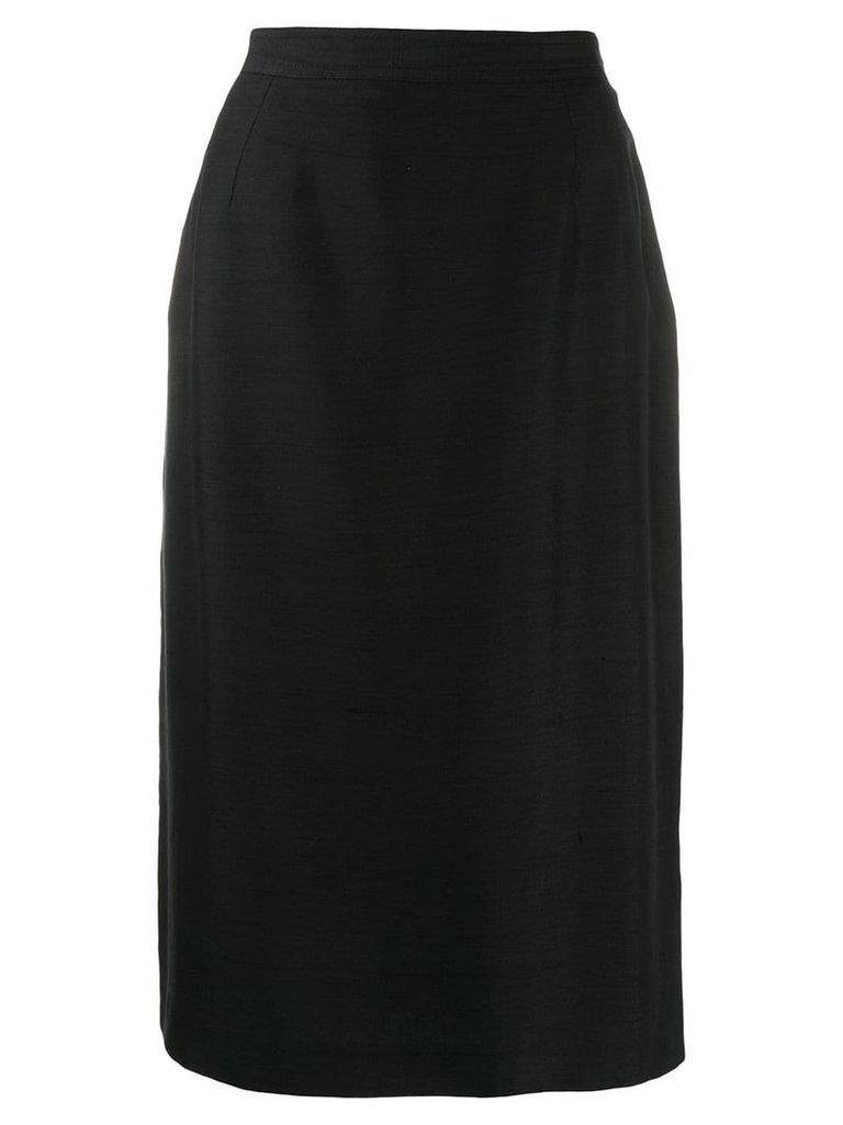 Valentino Pre-Owned 1980's pencil skirt - Black