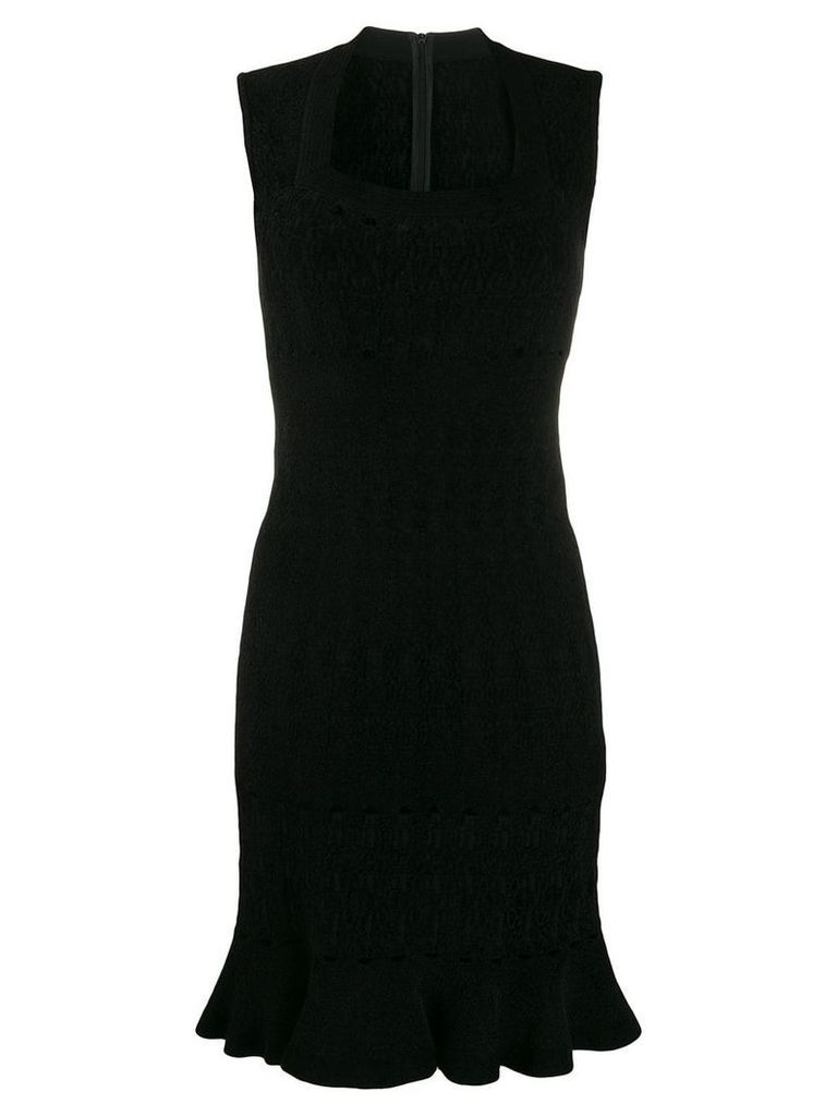 Alaïa Pre-Owned 2000's knitted mini dress - Black