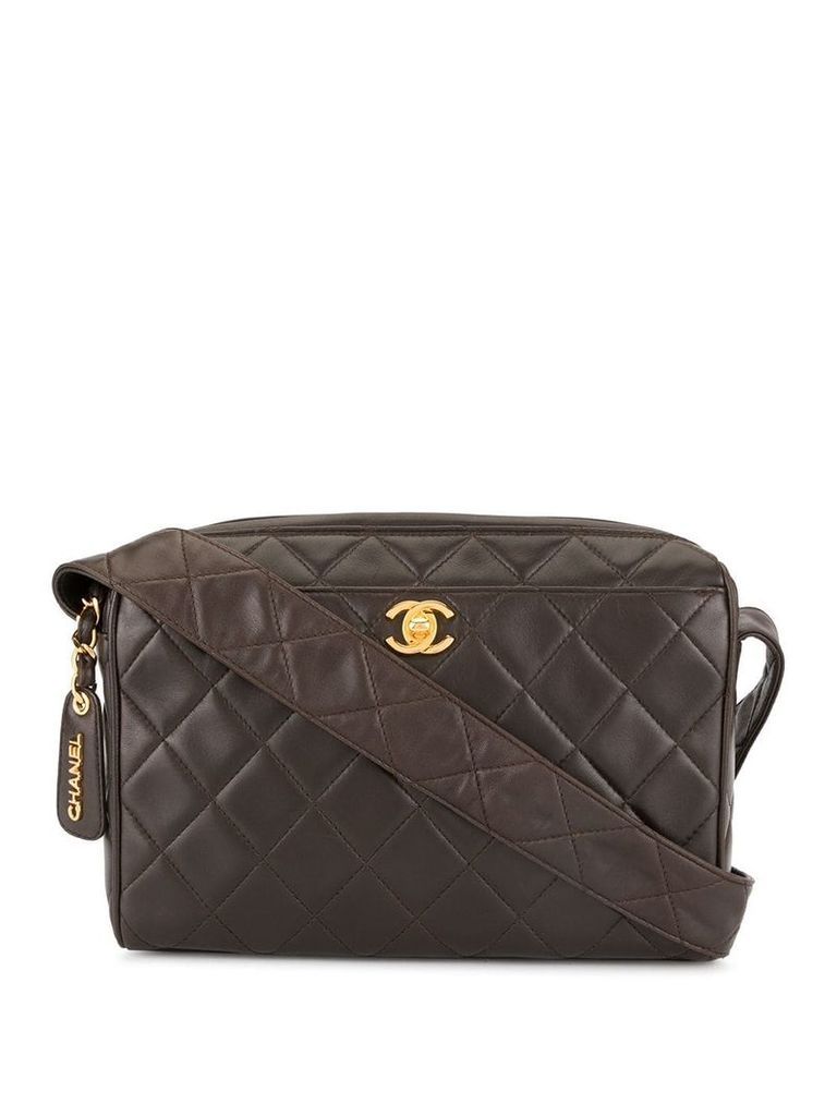Chanel Pre-Owned quilted shoulder bag - Brown