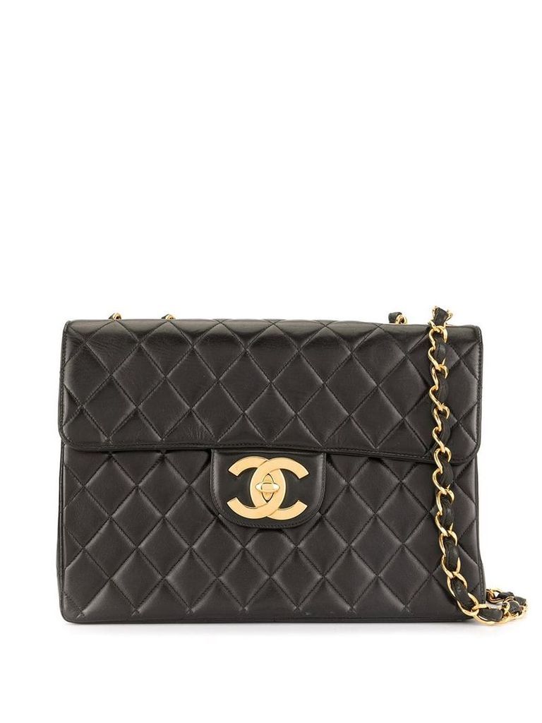Chanel Pre-Owned 1996-1997 quilted shoulder bag - Black