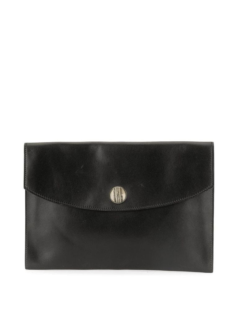 Hermès Pre-Owned 1997 Pochette Rio clutch handbag - Black