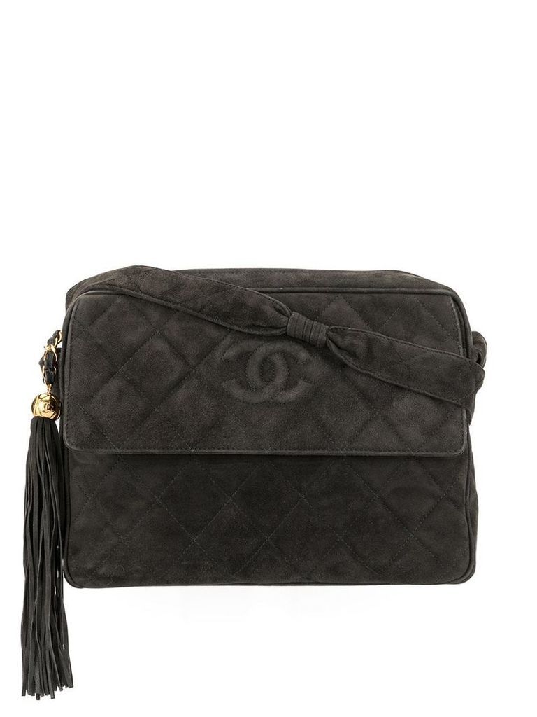 Chanel Pre-Owned 1994-1996 CC quilted shoulder bag - Black