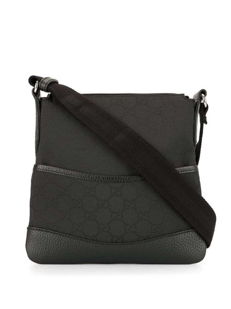 Gucci Pre-Owned GG pattern cross-body bag - Black