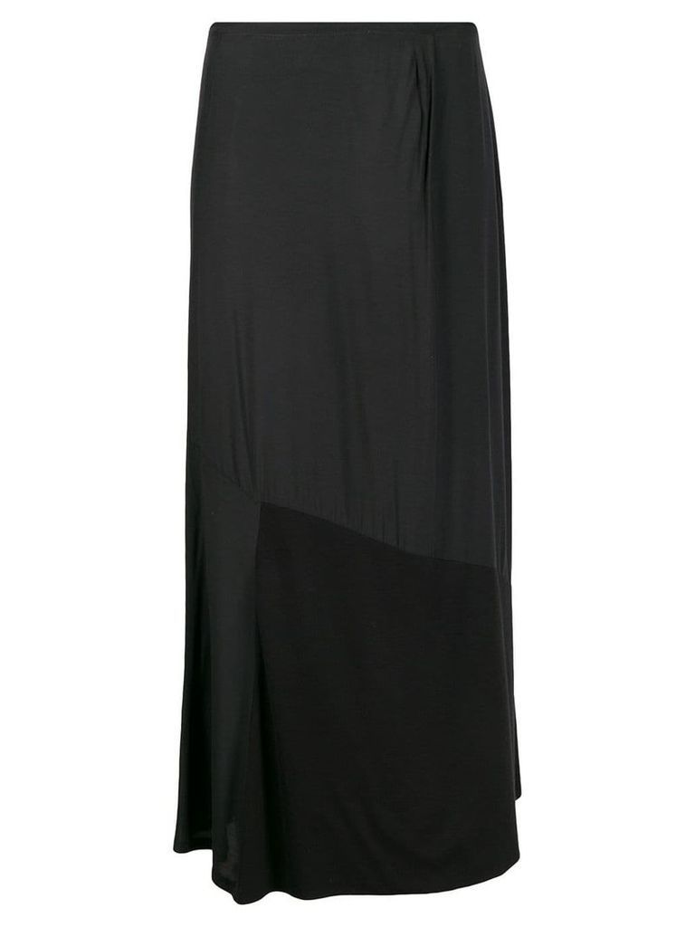 Yohji Yamamoto Pre-Owned 1990's panelled midi skirt - Black
