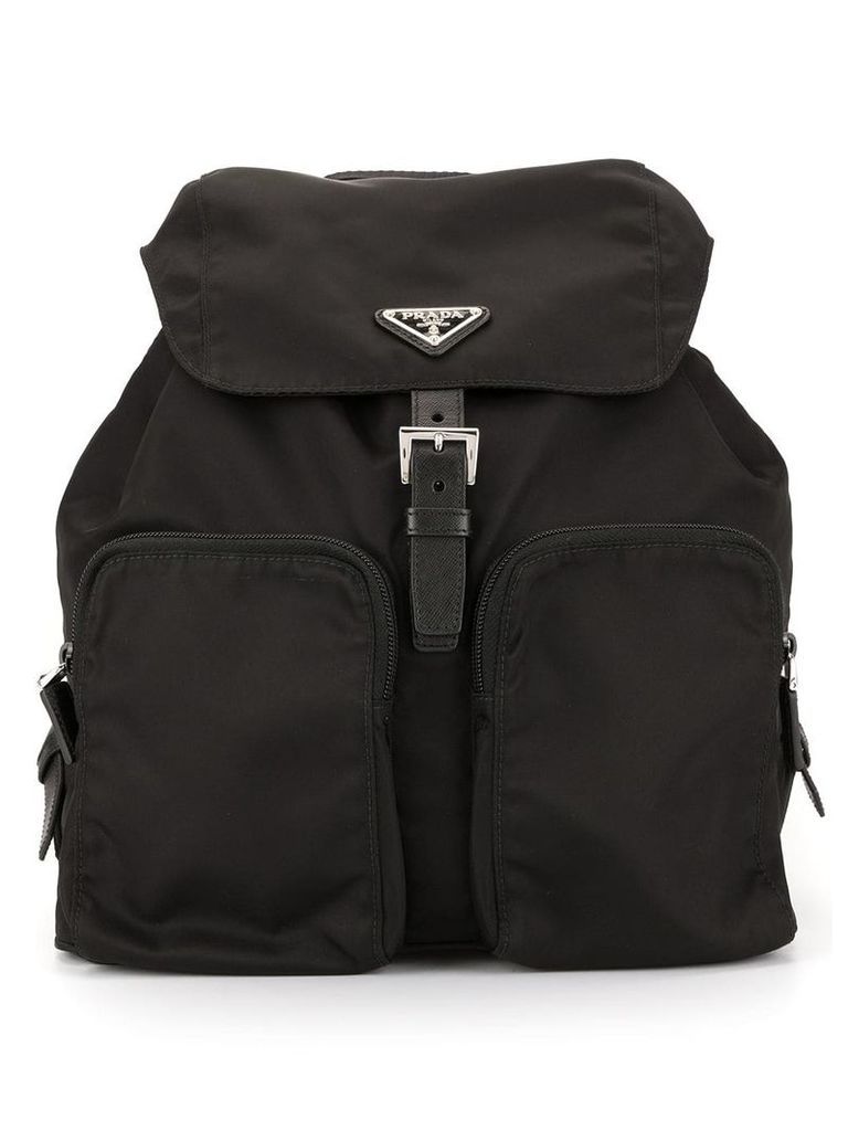 Prada Pre-Owned classic backpack - Black
