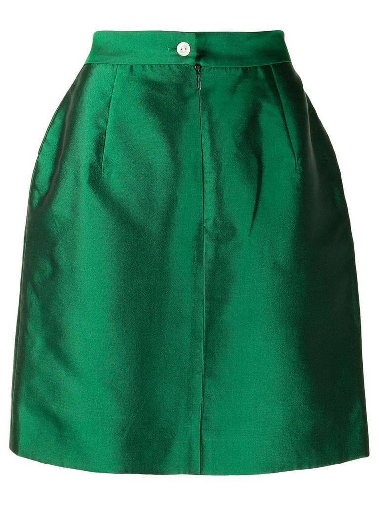 Dolce & Gabbana Pre-Owned 1990's metallic straight skirt - Green