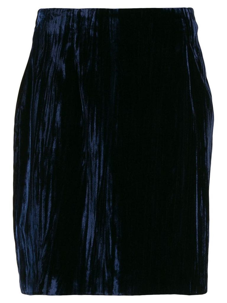 Dolce & Gabbana Pre-Owned 1990's gathered short skirt - Blue