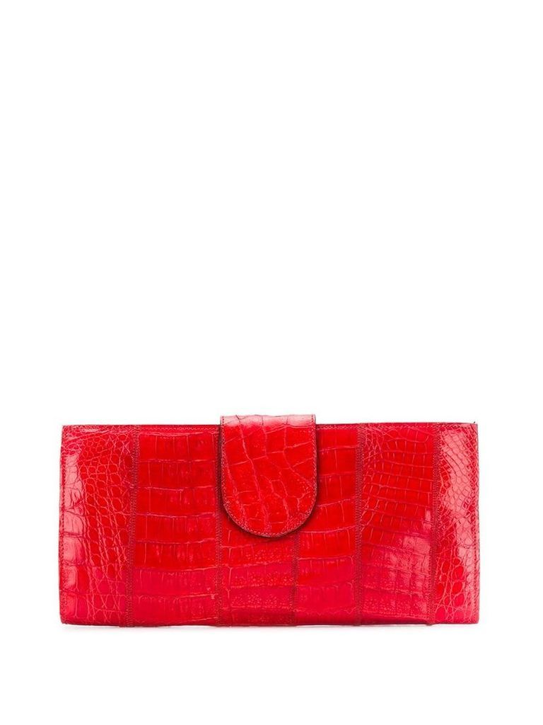 A.N.G.E.L.O. Vintage Cult 1960's strap oversized clutch - Red